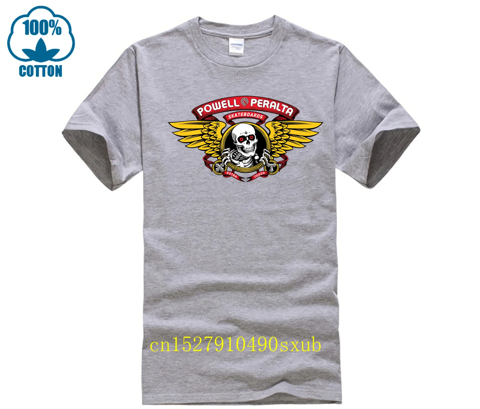 Peralta Bones скейтборд мужские футболки с круглым вырезом и короткими рукавами