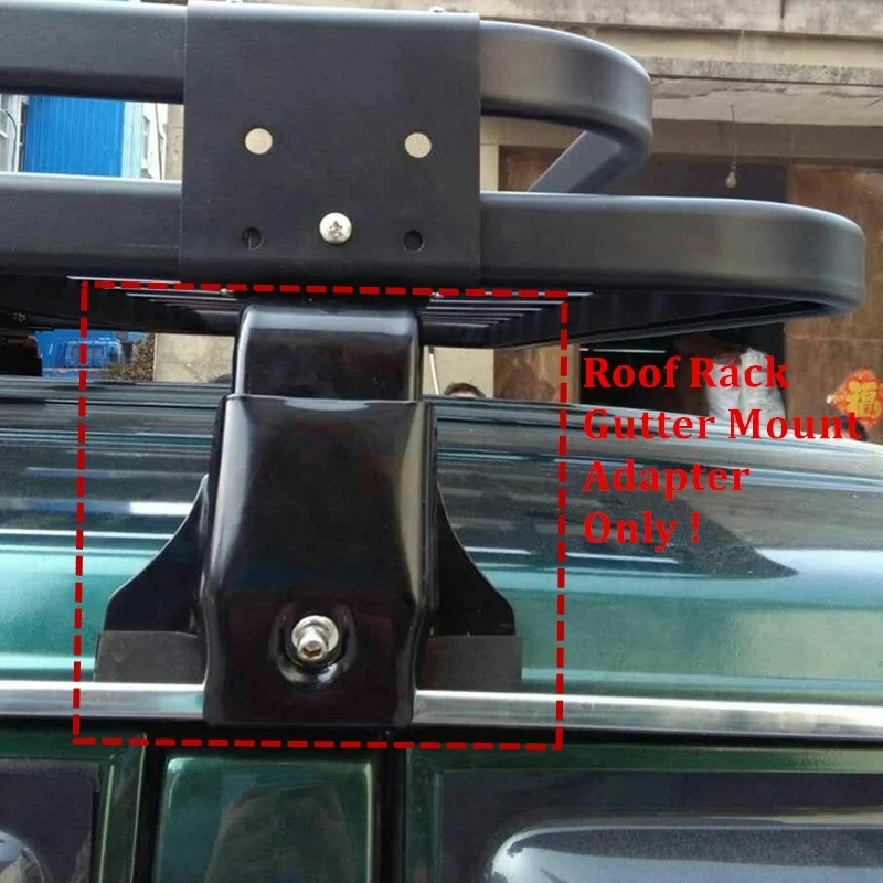 

1Pcs Universal Roof Rack Gutter Mount Adapter Car Roof Mount Bracket Auto Accessories