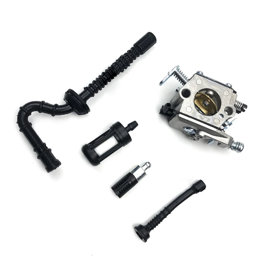 

Chainsaw Carburetor Set Power Saw Air Fuel Filter Carb Kit Bush Grooming Replacing Part Replacement for Stihl 021/023/MS210