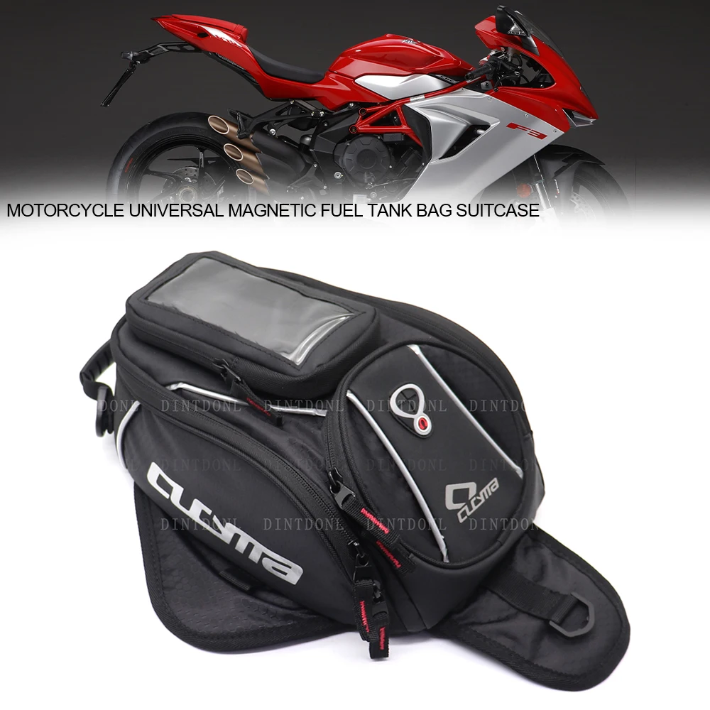 

Magnetic Luggage Fuel Tank Bag For MV Agusta BRUTALE DRAGSTER TURISMO VELOCE SUPERVELOCE F3 675 800 ROSSO Motorcycle Accessories