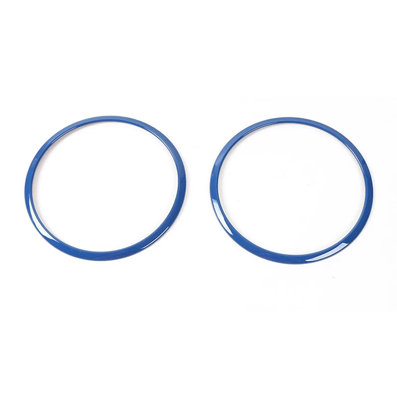 

2Pcs ABS Car Top Roof Sound Speaker Trim Ring Cover Blue Fit for Jeep Wrangler JK 2014 2013 2012 2011 2010 2009 2008 2007