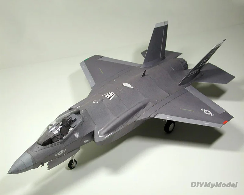 

DIYMyModeI1: 33 нам F-35 II lightning истребитель DIY ручной работы Бумага модель комплект ручной работы игрушки головоломки подарок фильм реквизит