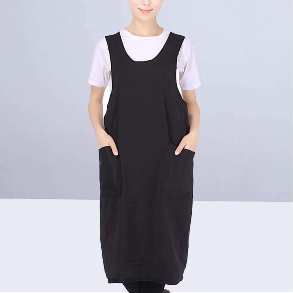 

1pc Salon Hair Stylist Apron With Pockets Barbers Aprons Haircut Apron Hairdresser Cloth Waitress Apron