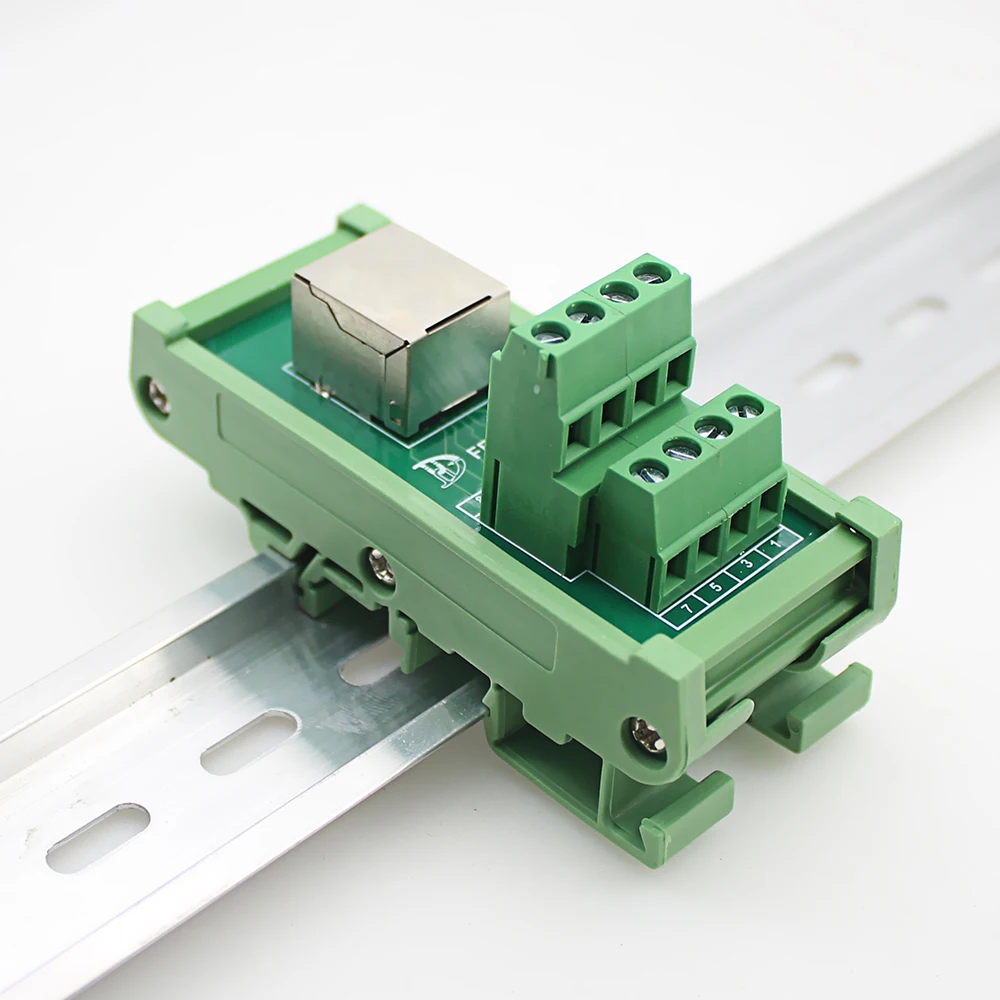 Гнездо RJ45 к клеммному блоку Горизонтальная коммутационная плата Разветвитель RJ
