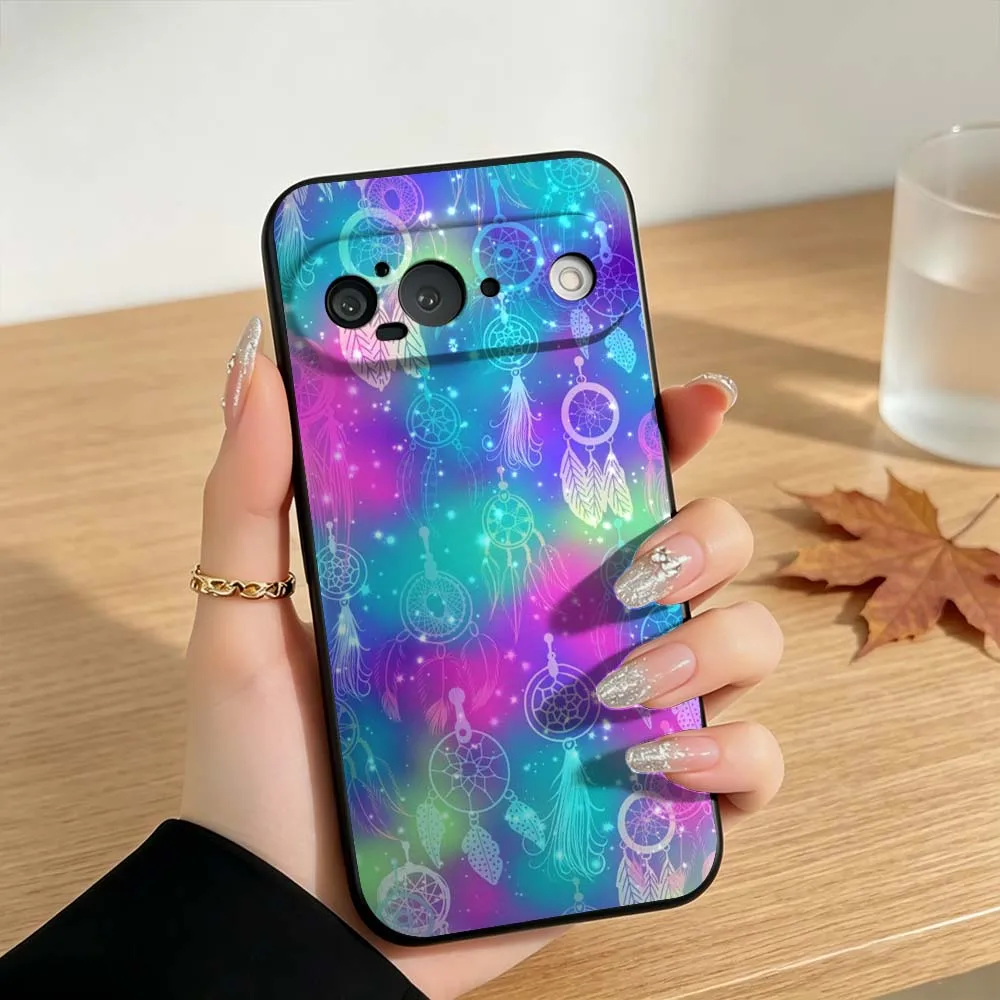 Чехол для телефона Dreamcatcher Art для Google Pixel 10, 10A, 9, 8, 7, 9a, 8A, 7a, 6a XL Pro 5G, черный (art.: 3920dc864f67e) - 3920dc864f67e