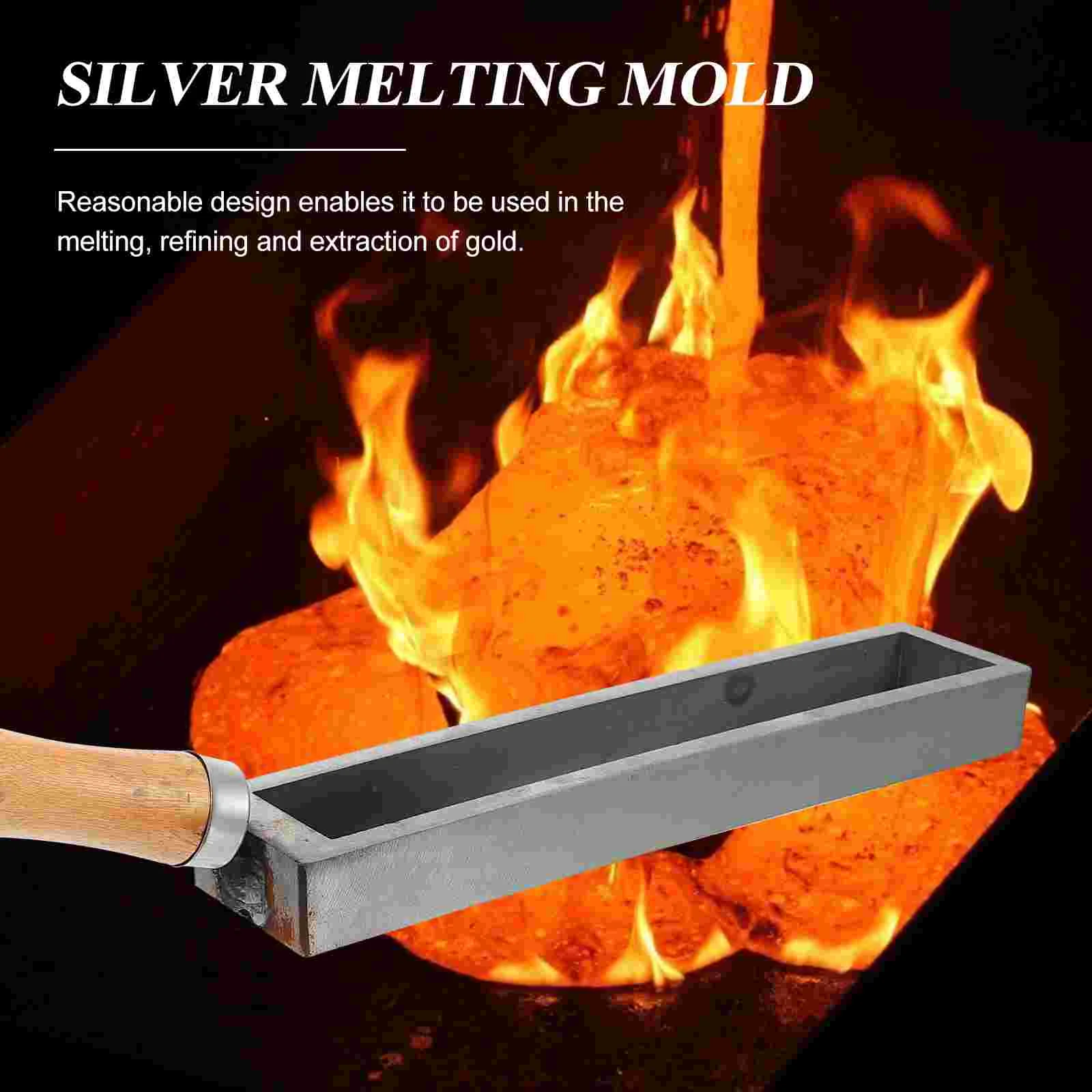 Рисунок 3 - Металлическая литейная форма с деревянной ручкой