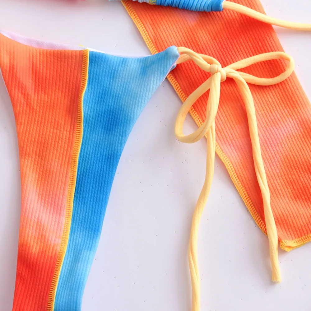 Топ с длинным рукавом накидка стринги бикини 2024 Женский сексуальный купальник 3