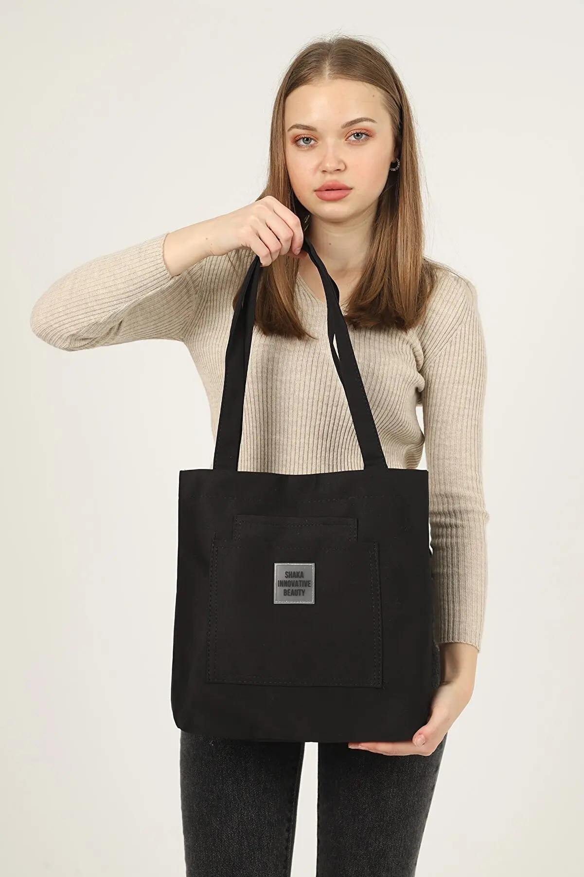 Women bag shopping simple fashion zipper bag shoulder large capacity cloth bags new 2022 women brand Crossbody