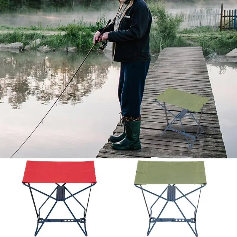 

Folding Camping Stools Portable Mini Backpacking Slacker Chair Flexible Outdoor Camping Stool Chairs Heavy Duty Camping Benches