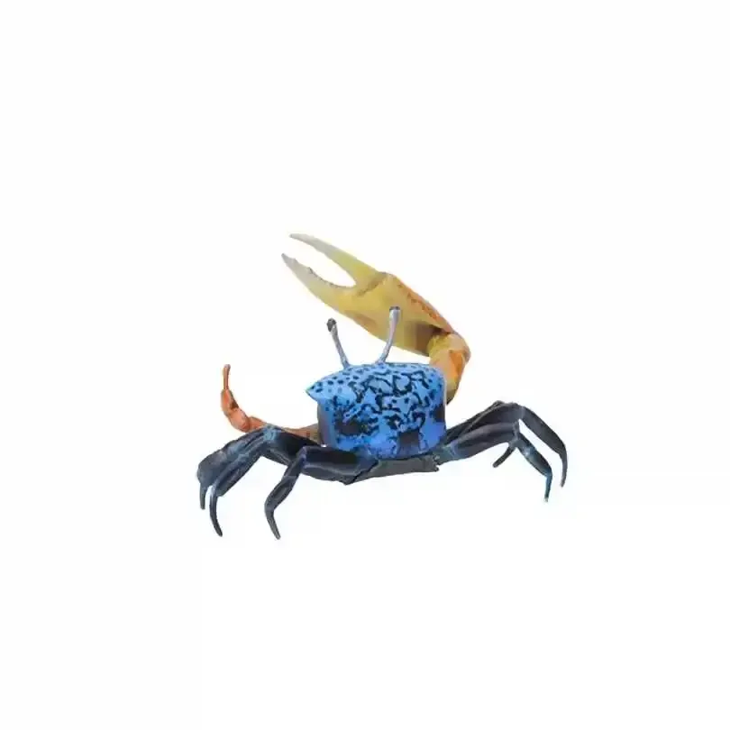 Подлинная Gacha биологическая фигурка Crustacean серии 1 Fiddler Crab Asahi имитация животного