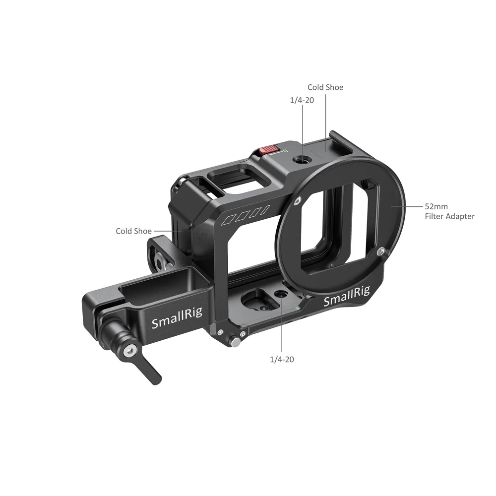 

Адаптер для видеокамеры warp Rig для видеокамеры gopro hero 8, крепление для микрофона, цвет черный, 2678