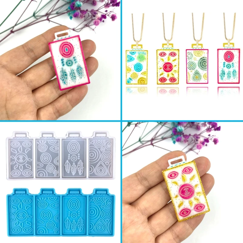 

Pendant Moulds Keychain Moulds Clay Moulds Chocolate Moulds Devil's Eye Pattern Silicone Material DIY Hand Making Gadget