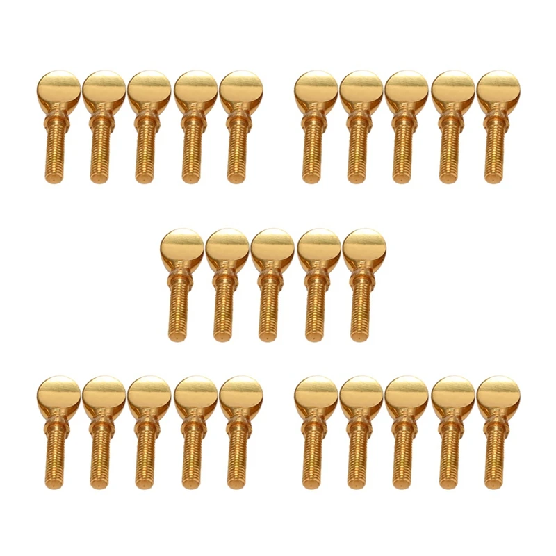 

Gold Copper Clarinet Saxophone Sax Neck Tightening Screws Soprano Alto Tenor Woodwind Instrument Parts Pack Of 25