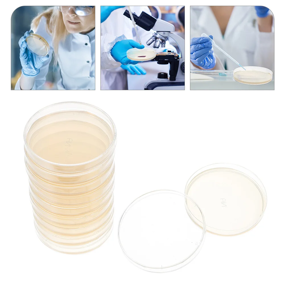 

10pcs Agar Plates Prepoured Agar Agar Plates For Laboratoryes Science Projects Supplies