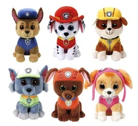 ty beanie boos paw partol plush toy cartoon dog animal doll anime peripheral big eyes kawaii sequins plush doll children gift