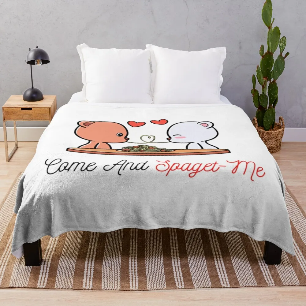 

Milk And Mocha Bears art Throw Blanket Fleece Bkanket
