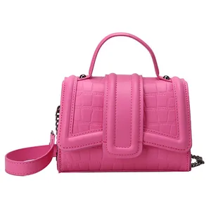 New Women's Bag 2023 Trend Luxury Designer Handbags Square Crossbody Bags Purse Pattern Ladies Chain Shoulder Messenger Bag