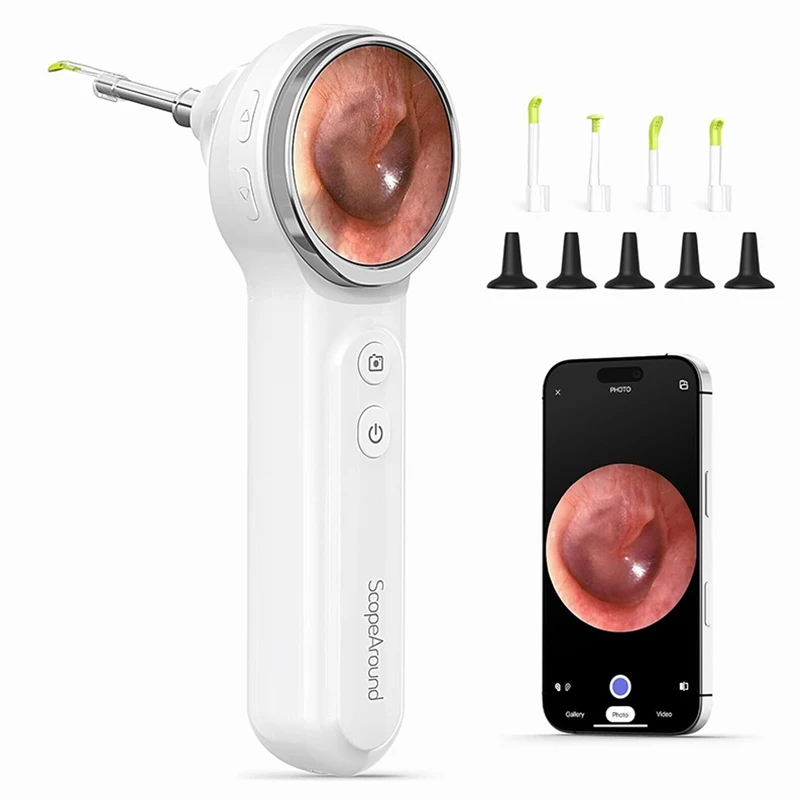 LYNSUM Цифровой отоскоп для ушей 1080P