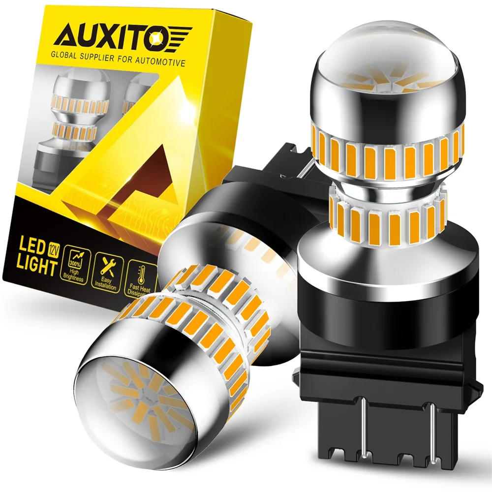 Лампа для указателя поворота AUXITO 2 шт. 3156 3157 T20 7440 WY21W W21W