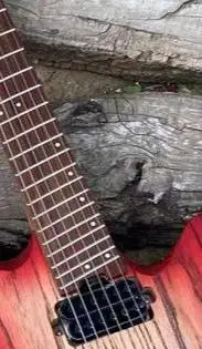 Электрическая гитара без головы шея из розового дерева корпус красного пепла