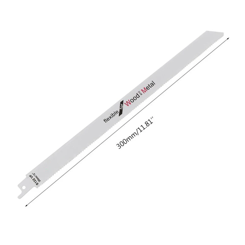 

New S122VF Reciprocating Saw Blades HCS 1.3x300mm Metal Fast Cutting Wood Cutters Woodworking Jig Saw Blade