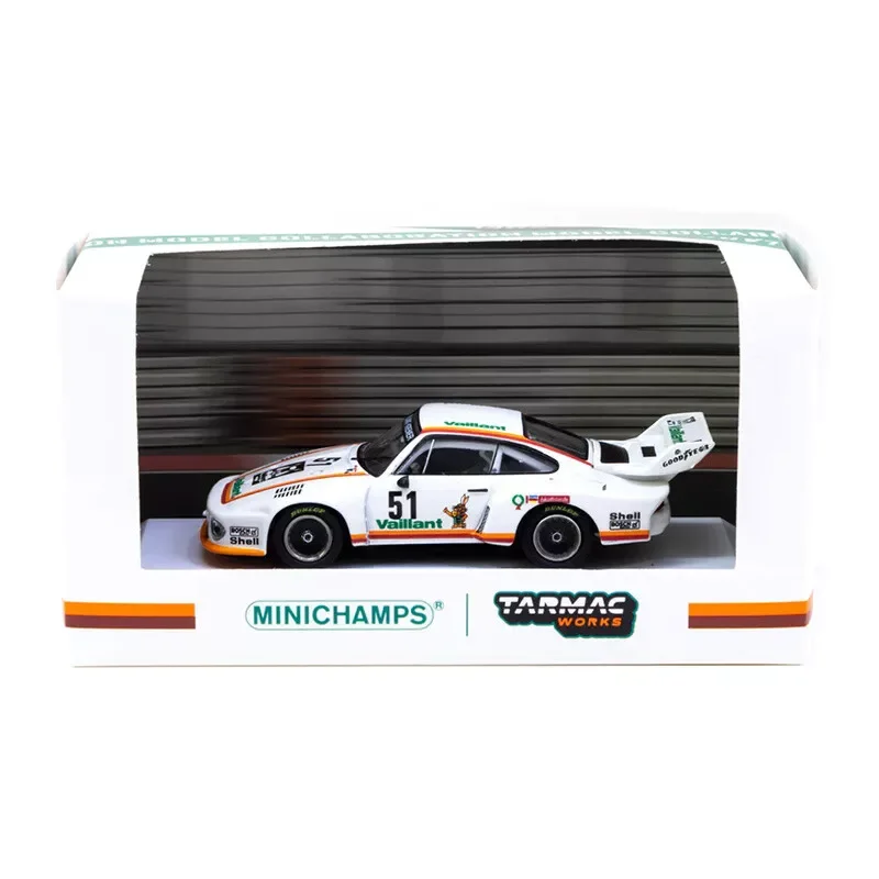 Tarmac Works x Minichamps 1/64 935 77 DRM Zolder bergшеллоу 1977 #5 литые модели автомобилей Коллекция
