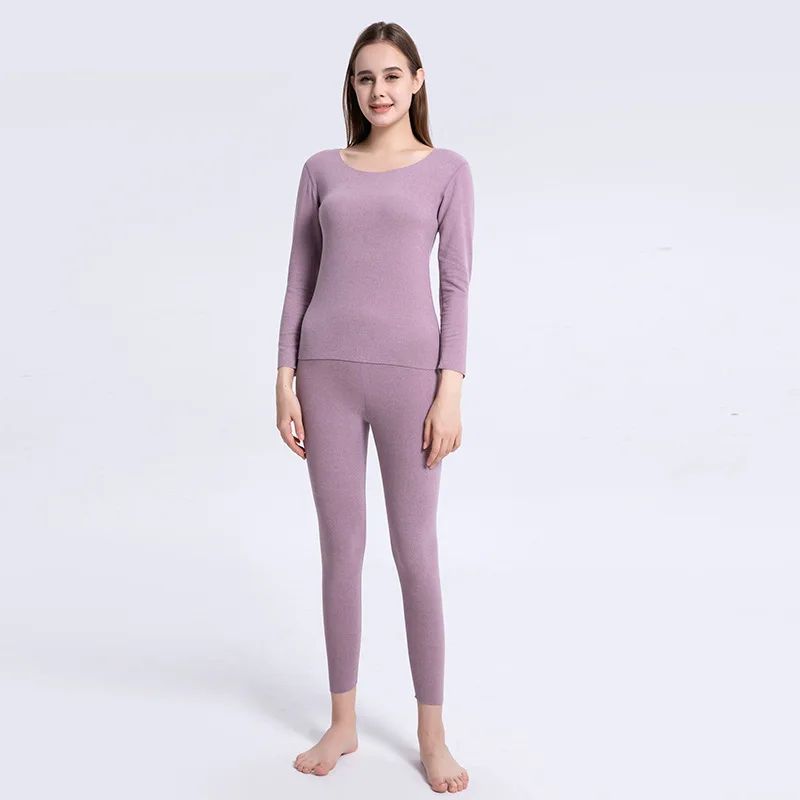 A set of thermal underwear set of fit-fit students electric thermal underwear and winter half-high clothescollar