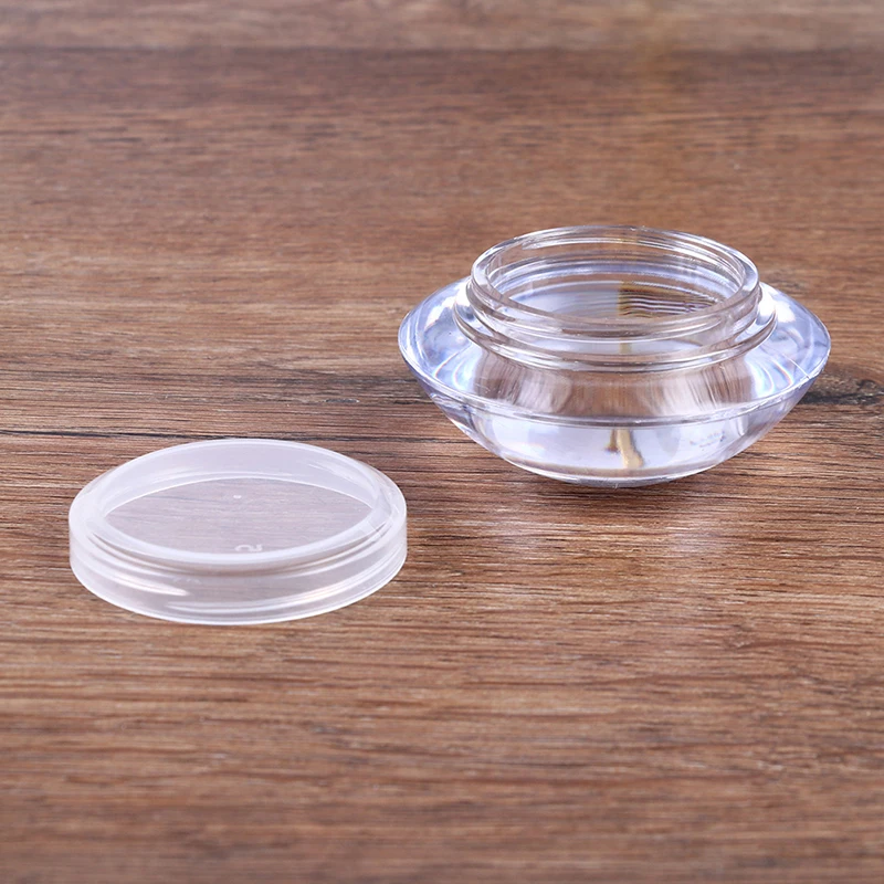 

Прозрачный Алмазный пустой акриловый контейнер, 10 шт., 15 г, бутылка для макияжа для косметики, крема, ювелирных украшений, пустая банка, бутыл...