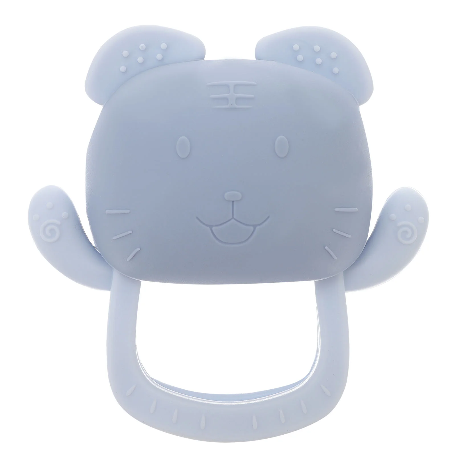 

Teether Lovely Comfortable Portable Tiger Baby Teether Animal Toddler Teether Silicone Baby Teething