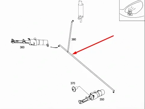 Новая водопроводная труба для MERCEDES-BENZ W204 C180 200 220 250 CDI C350 C300 350 4MATIC CGI A 2048602592