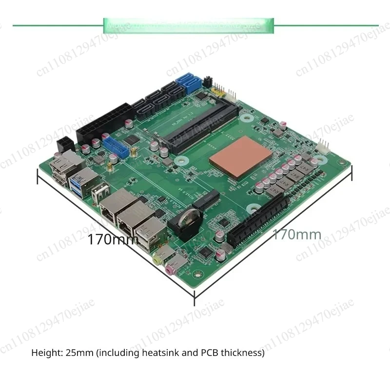 Фото Материнская плата SZBOX NAS - Mini ITX на базе AMD Ryzen R5 5625U / R7 5825U / 5800H с 8x SATA 3.0, двумя портами 2.5G I226-V LAN, DDR4 и M.2 NVMe №3