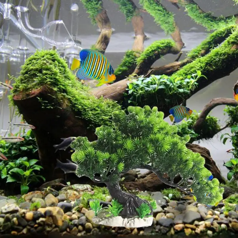 

Aquarium Decoration Tree Artificial Aquatic Plant Fish Tank Grass Decoration Ornament For Home Office Interior Accessories