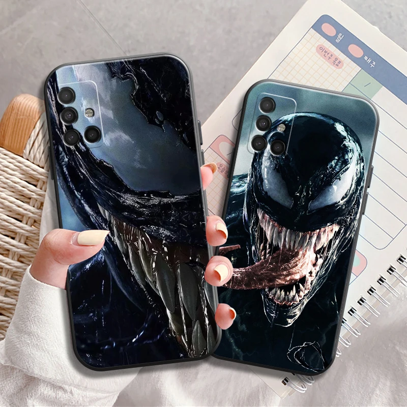 

Marvel Comics Venom Phone Cases For Samsung S20 FE S20 S8 Plus S9 Plus S10 S10E S10 Lite M11 M12 S21 Ultra Unisex Soft