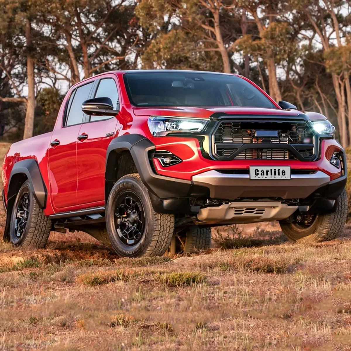 Аксессуары для пикапа hilux детали Toyota revo rocco 2016-2019 обновление до 2023 GR sport с решетками