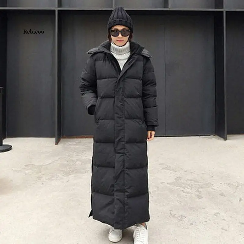 Parka Coat Extra Maxi Long Winter Jacket Women Hooded Big Female Lady Windbreaker Overcoat Outwear Clothing Quilted enlarge