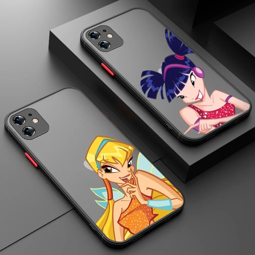 Girl W-Winx Clubs Phone Case For Xiaomi Redmi Note 12S 11S 10S 9S 9T 10 Pro 11 9 12 13 5G Matte Cover