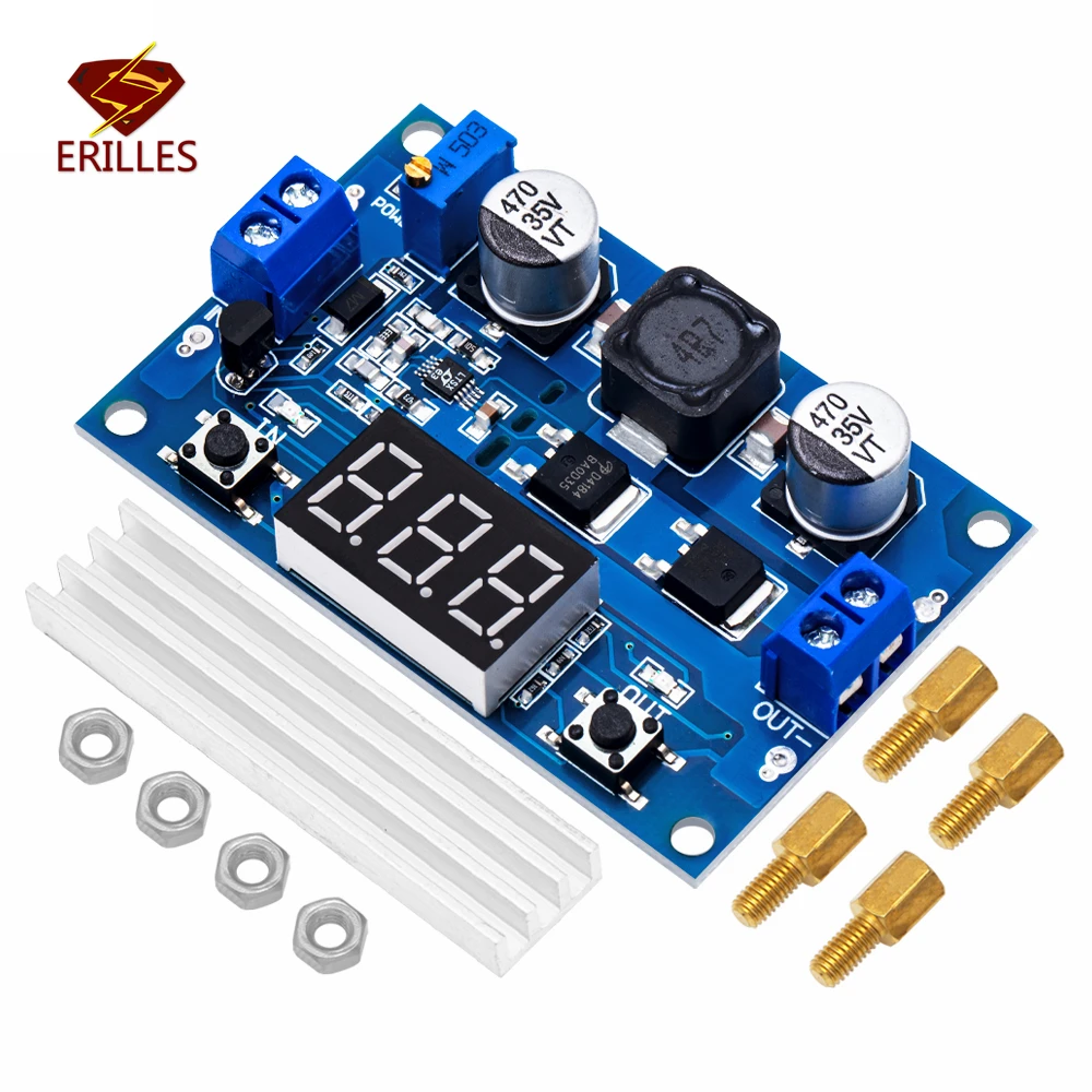 

DC DC-DC 3~35V to 3.5~35V LTC1871 Booster step up Step-up module Converter Regulated Power Supply+VoltMeter