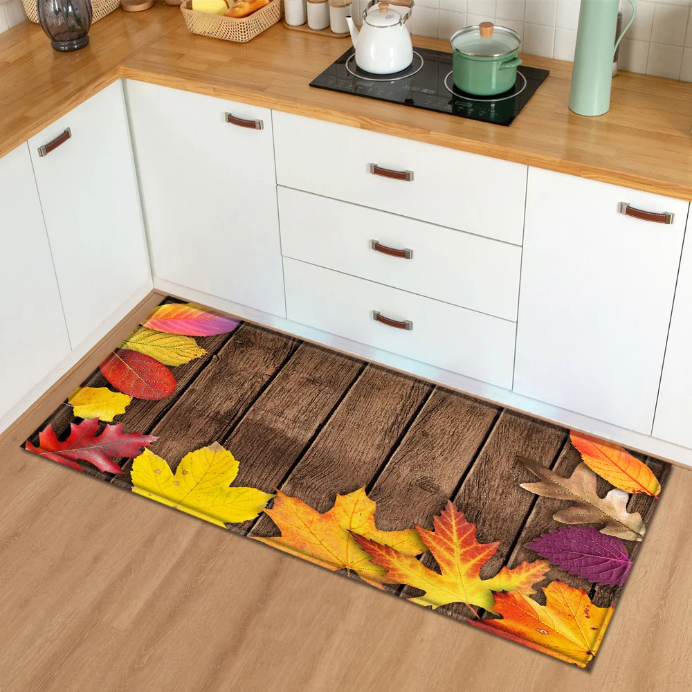 

Color Wood Grain Home Entrance Carpet Door Mat Non-slip Kitchen Floor Mat Living Room Rugs Bedroom Bathroom Mat Tapis Chambre