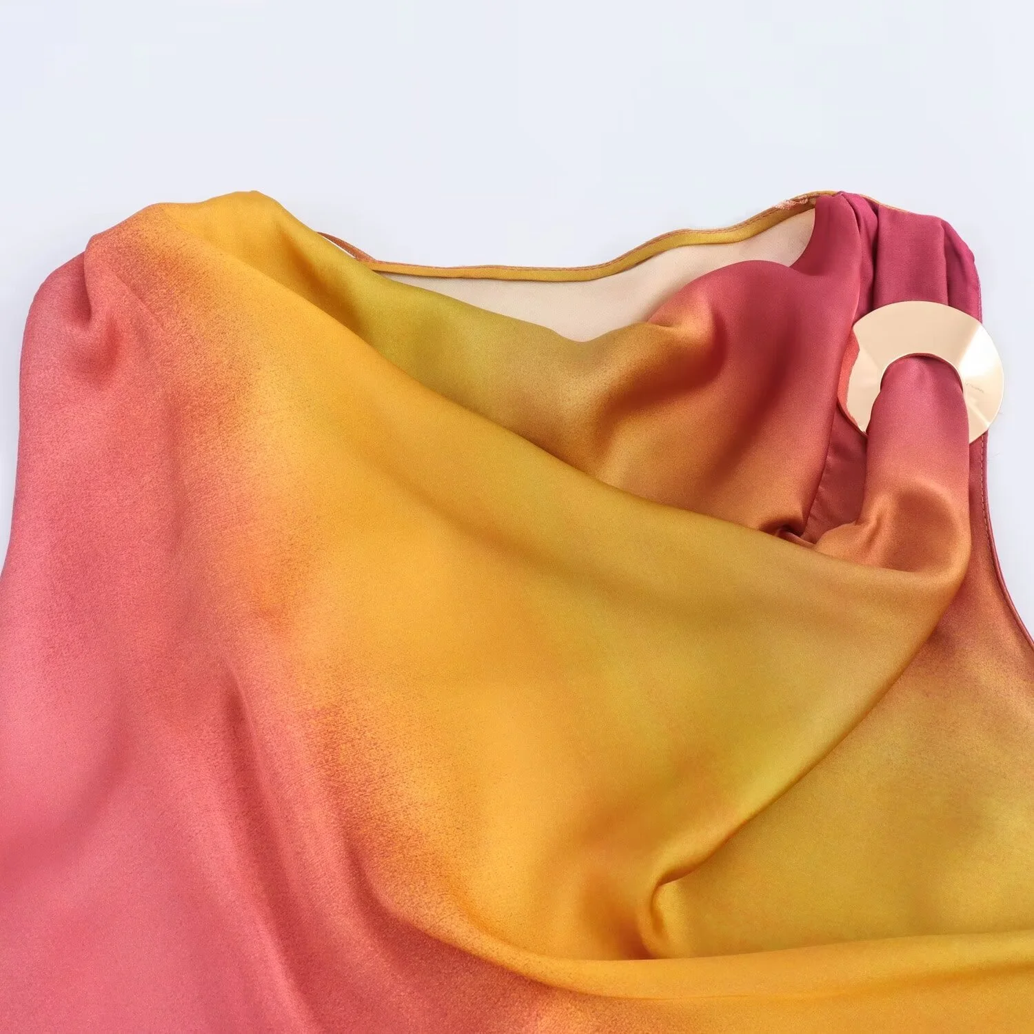 Женский топ в стиле прерий Atlas Chic с круглым вырезом ZERAINS осень 2023