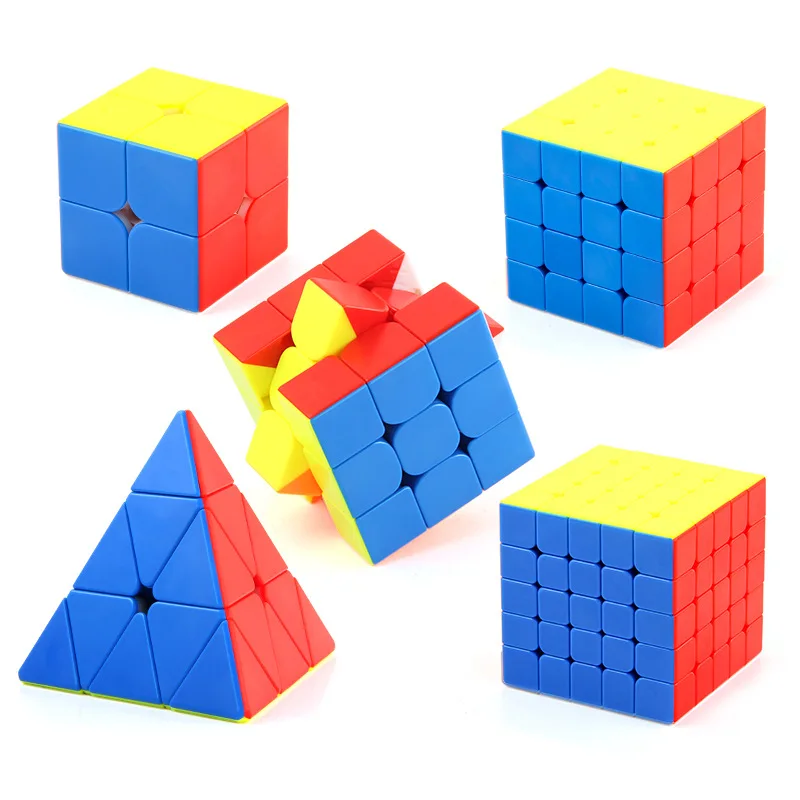 

Магнитный позитивный куб Qiyi, два, три, четыре и пять, магнитный куб в форме пирамиды, конкурентоспособные обучающие игрушки