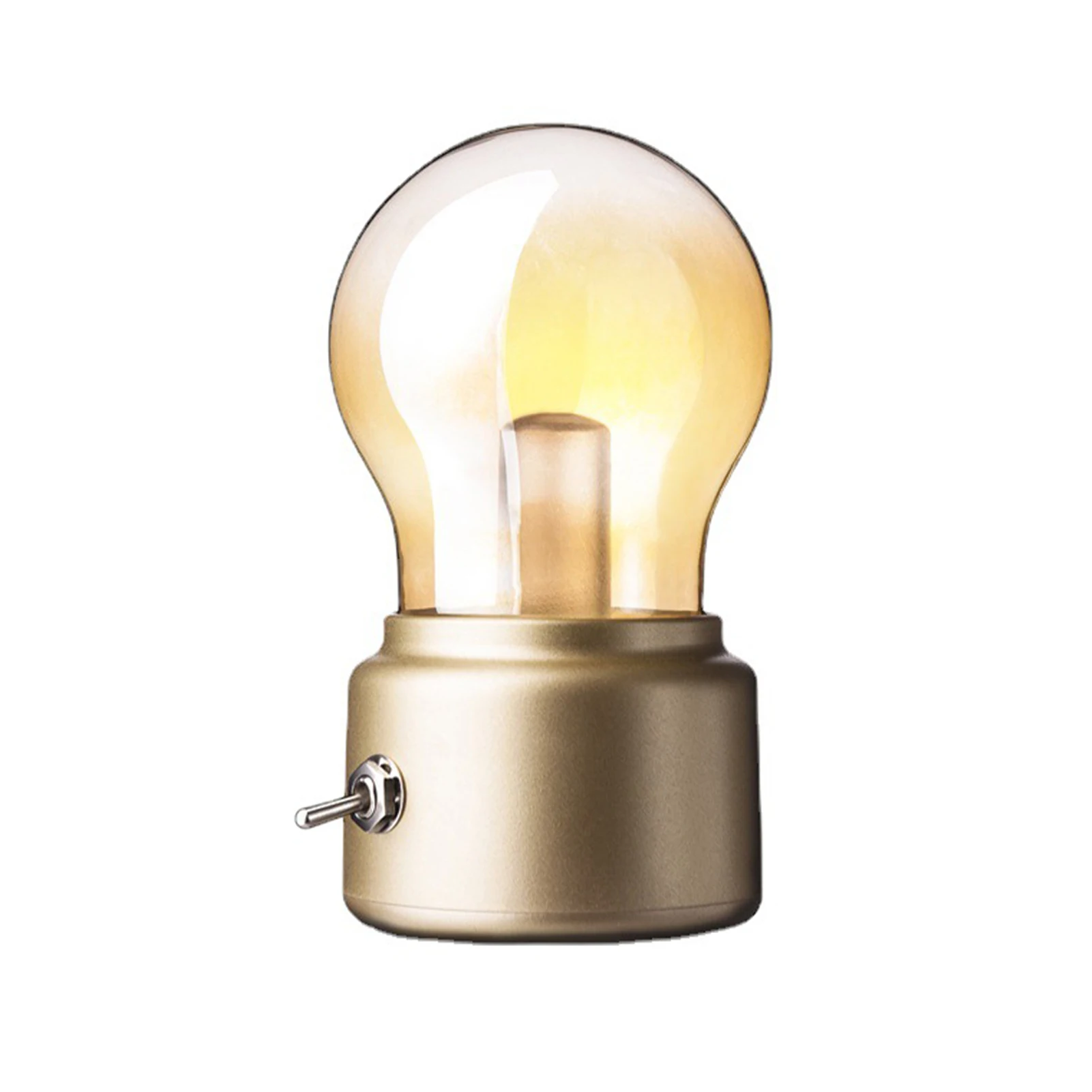 

Night Light Retro Atmosphere Bedside DC 5V 500mA Bedroom USB Rechargeable Reading Sleeping Home Decor Tabletop LED Bulb Lamp