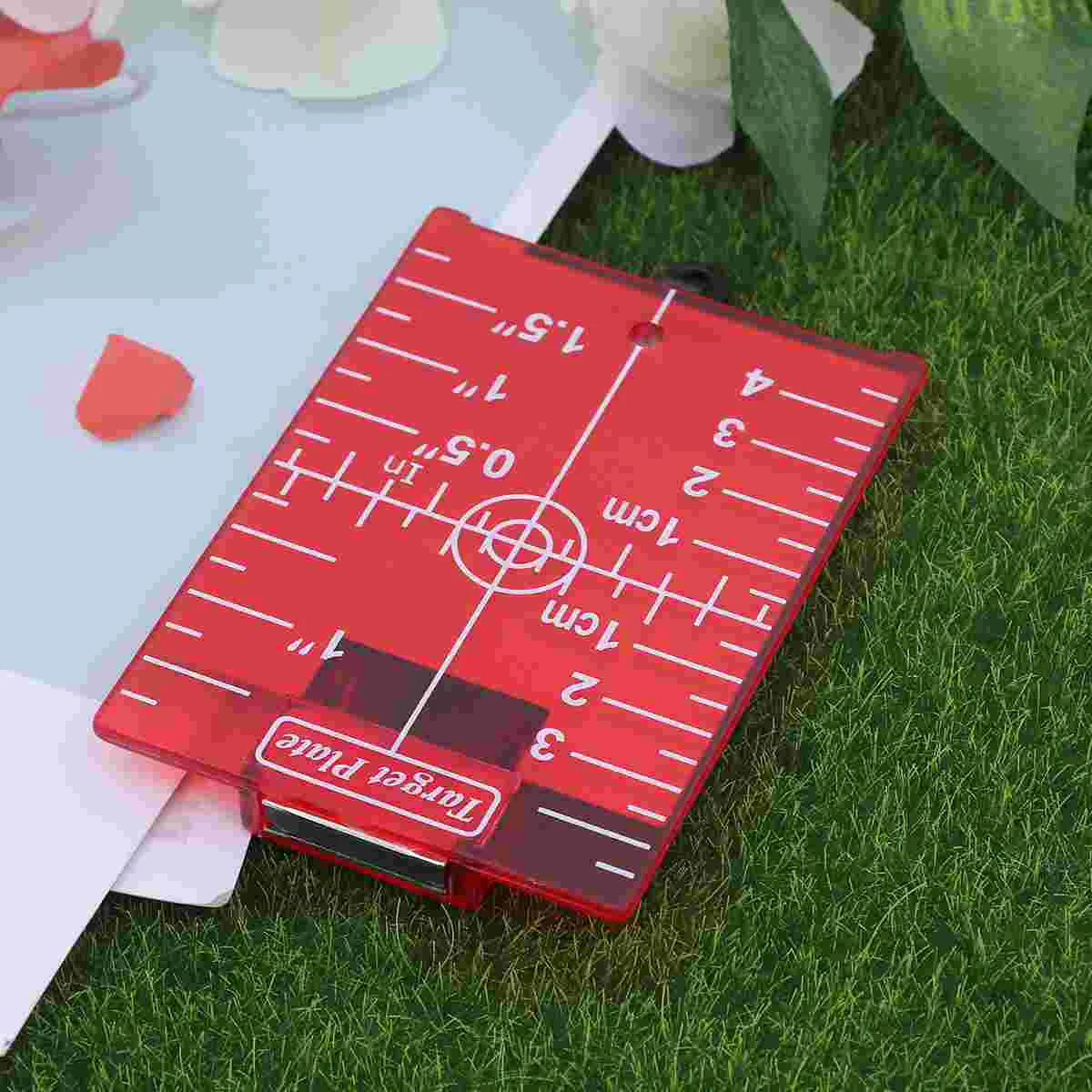 

No Burr Magnetic Target Plate for Red Lines Level Target Board (Red)