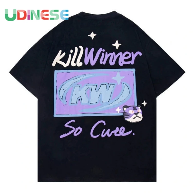 

Футболка UDINESE оверсайз для мужчин и женщин, модная повседневная свободная футболка из хлопка, для подростков, лето 2022