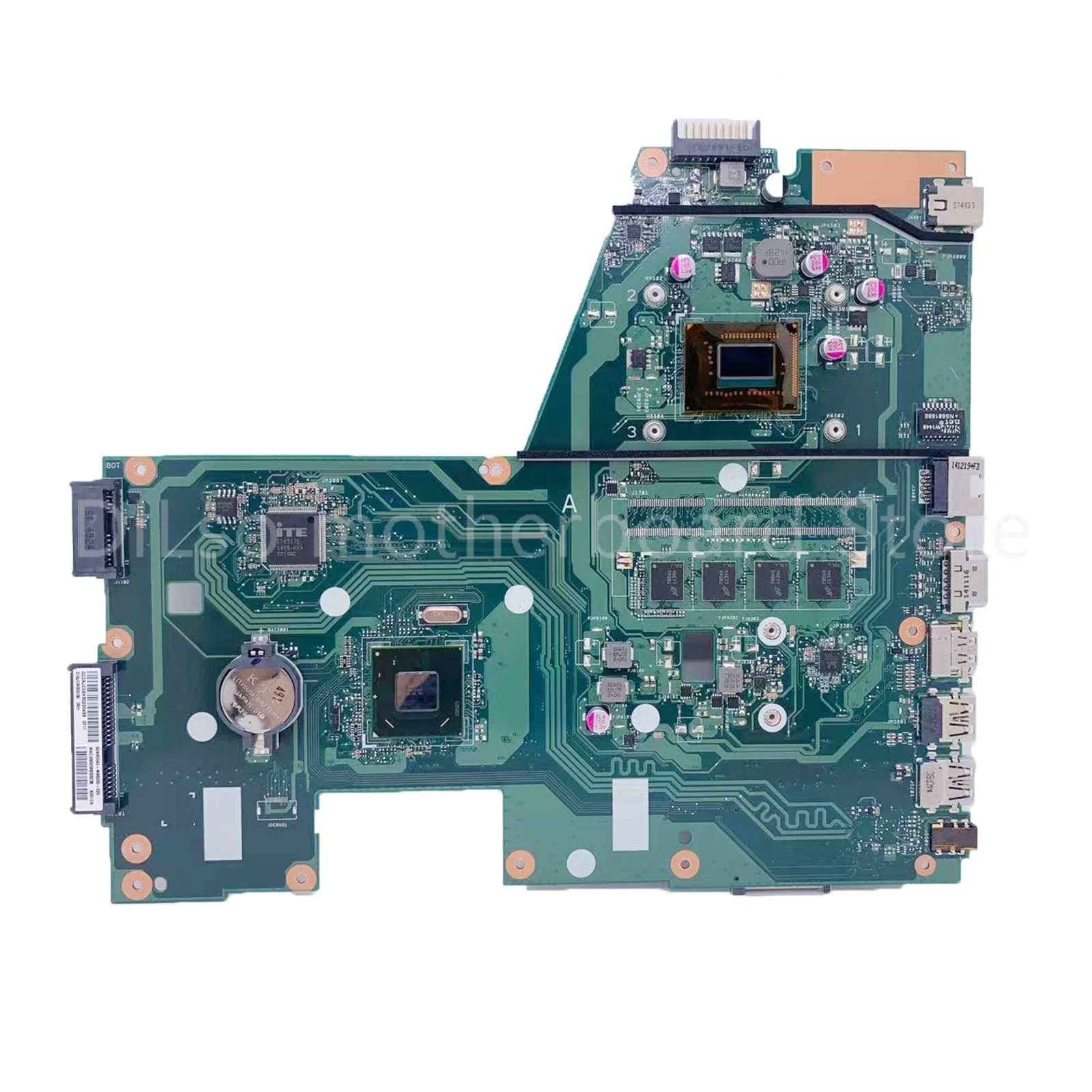 KEFU X551CAP For ASUS X551CA F551CA X551C Laptop Motherboard F551CA Mainboard With I3-3217U 2117U 1007U 2GB/ 4GB Test  Work 100% enlarge