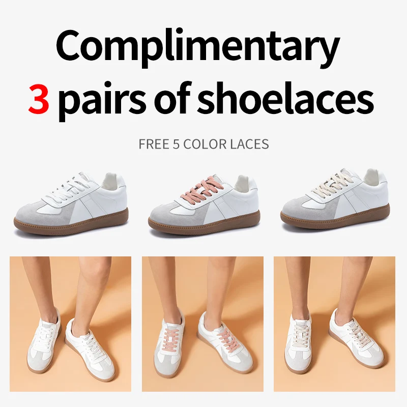 MALEMONKEY Casual Sport Shose Women Leather 2023 New Summer Fashion Trendy Sneaker Height Increasing Shoes Daily Ladies Footwear