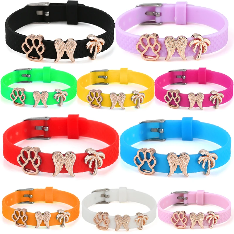 Браслет из мешковины с кокосовыми бусинами и подвеской в виде лапки и пера, на силиконовой цепочке 10 мм, подходит для женщин и детей. Подарок в виде украшения.