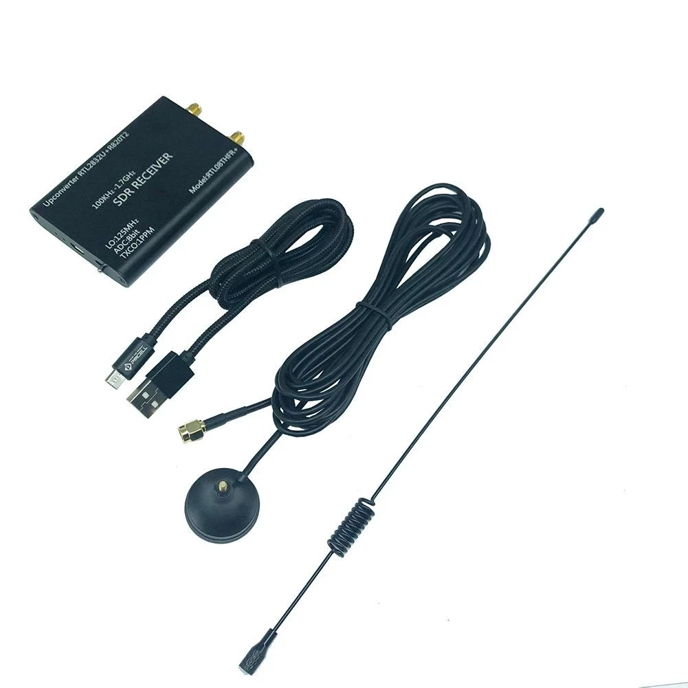 Новинка 100 кГц-1 7 ГГц RTL08THFR + SDR радиоконвертер 1PPM TXCO RTL-SDR приемник RTL2832U R820T2 USB
