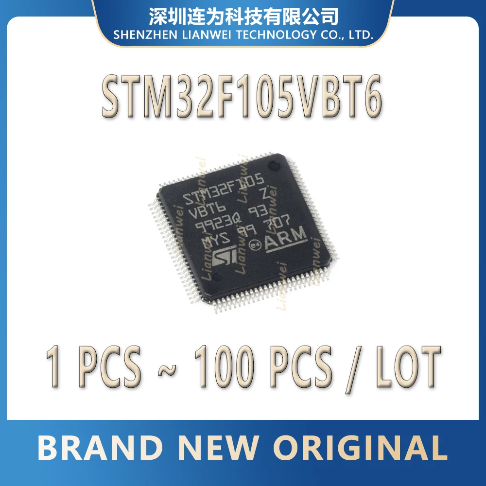 

STM32F105VBT6 STM32F105VB STM32F105 STM32F STM32 STM IC MCU Chip LQFP-100