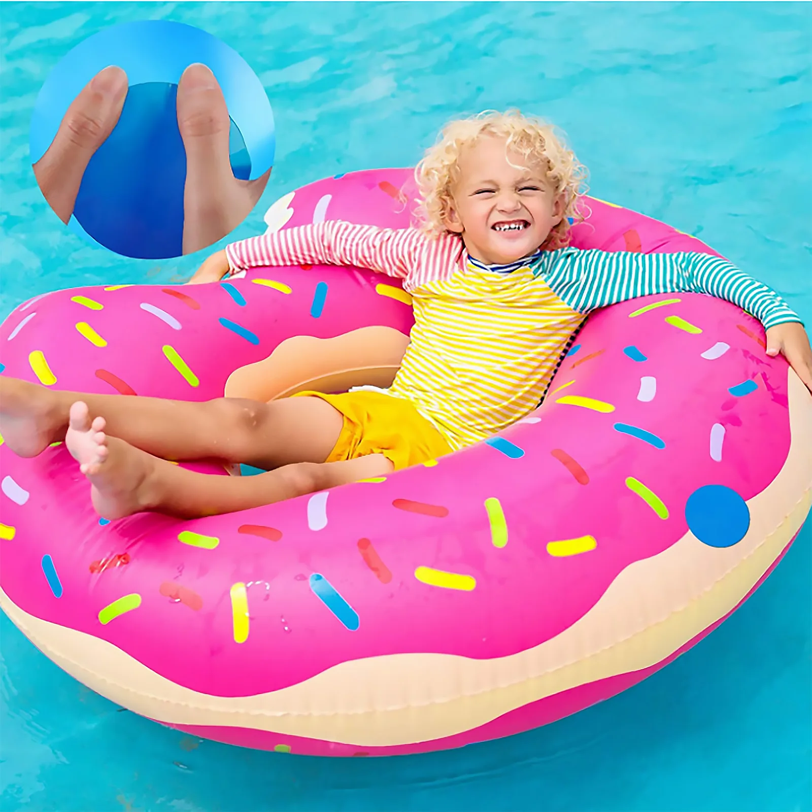 

Pool Patch Repair Kit Waterproof Self-Adhesive Repair Patches Repair Pool Liner Patch for Above Ground Pools Swimming Ring