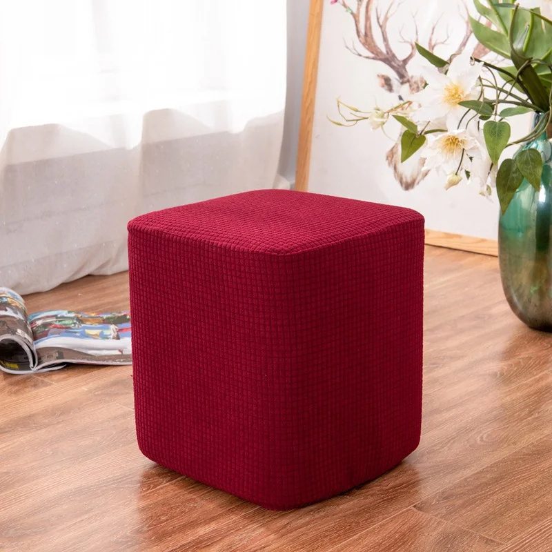 

Прямоугольный чехол для табурета, эластичные Чехлы для табурета, эластичный протектор для сиденья, декор для гостиной, аксессуары для мебел...